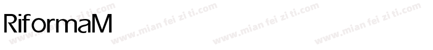 Riforma Medium字体转换